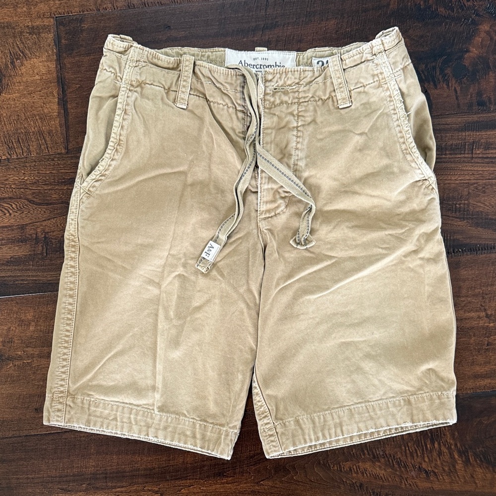 Abercrombie & Fitch Khaki Cargo Shorts